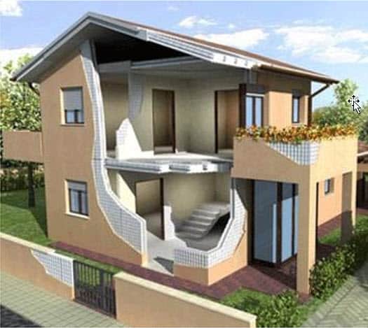 Construction foam, thermal insulation foam, shock-absorbing foam