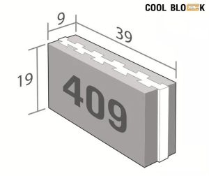 Concrete blocks, wall bricks, POLYGLOSS 3 bricks, coolblock