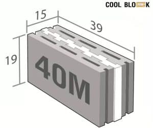Concrete blocks, wall bricks, POLYGLOSS 3 bricks, coolblock